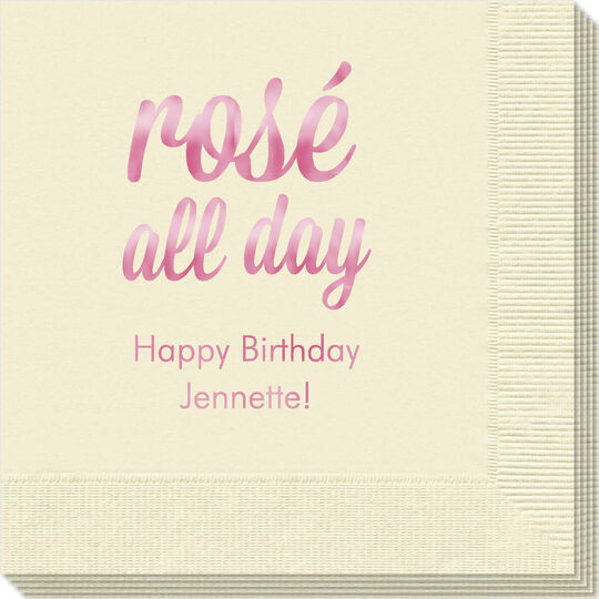 Rosé All Day Napkins